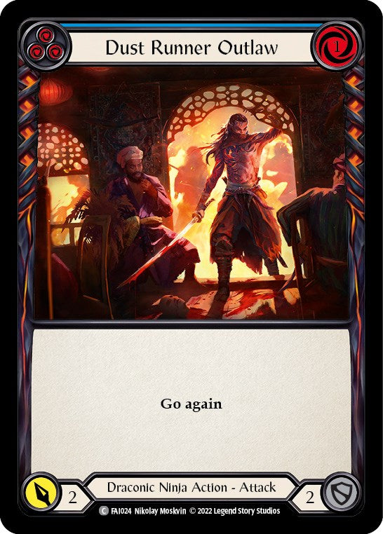 Dust Runner Outlaw (Blue) [FAI024] (Uprising Fai Blitz Deck) | Total Play