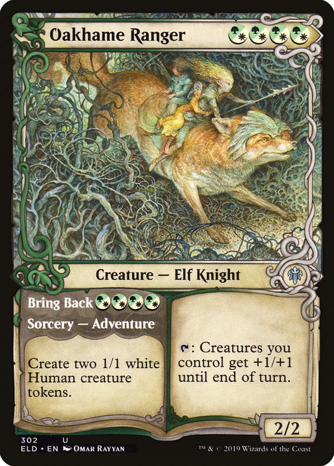 Oakhame Ranger // Bring Back (Showcase) [Throne of Eldraine] | Total Play