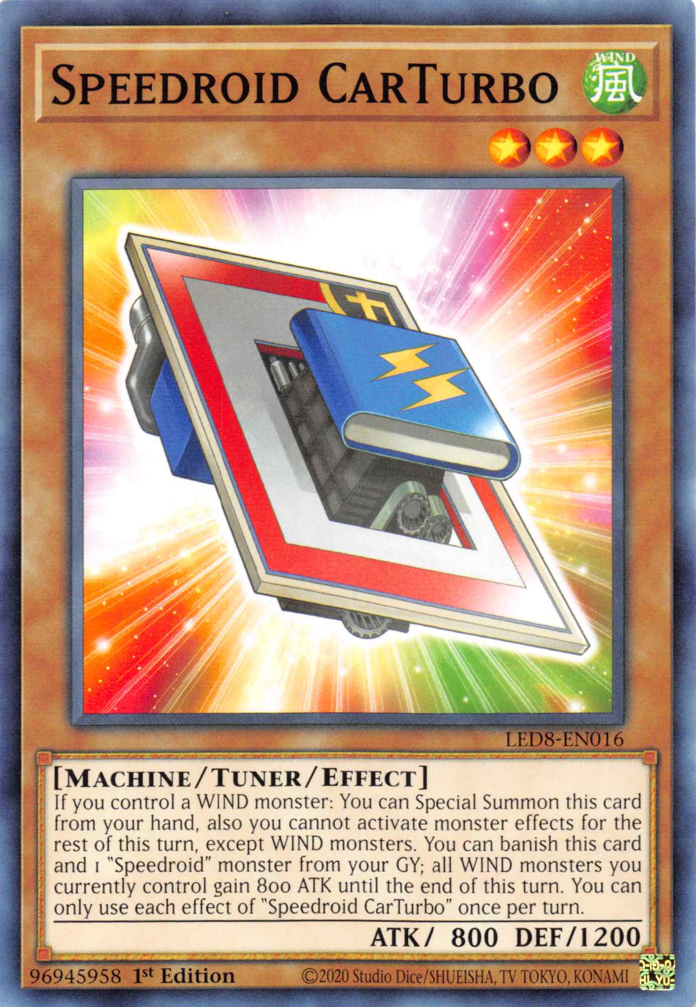 Speedroid CarTurbo [LED8-EN016] Common | Total Play
