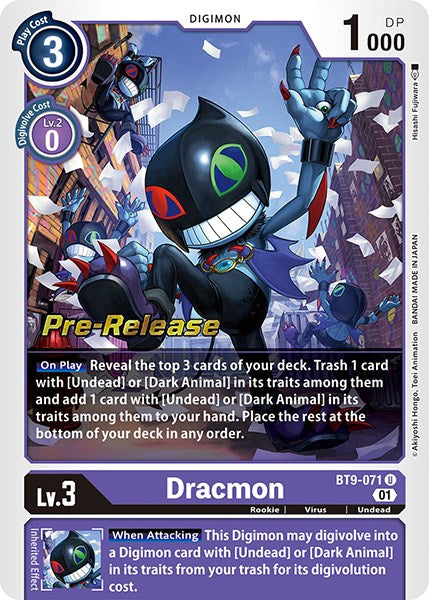 Dracmon [BT9-071] [X Record Pre-Release Promos] | Total Play