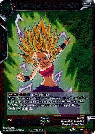 Bold Super Saiyan 2 Caulifla (Event Pack 2 - 2018) (TB1-012) [Promotion Cards] | Total Play