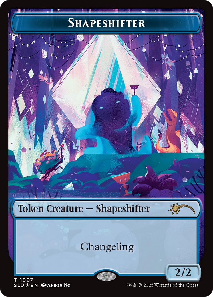 Shapeshifter Token (1907) (Double Rainbow Foil) [Secret Lair Drop Series] | Total Play