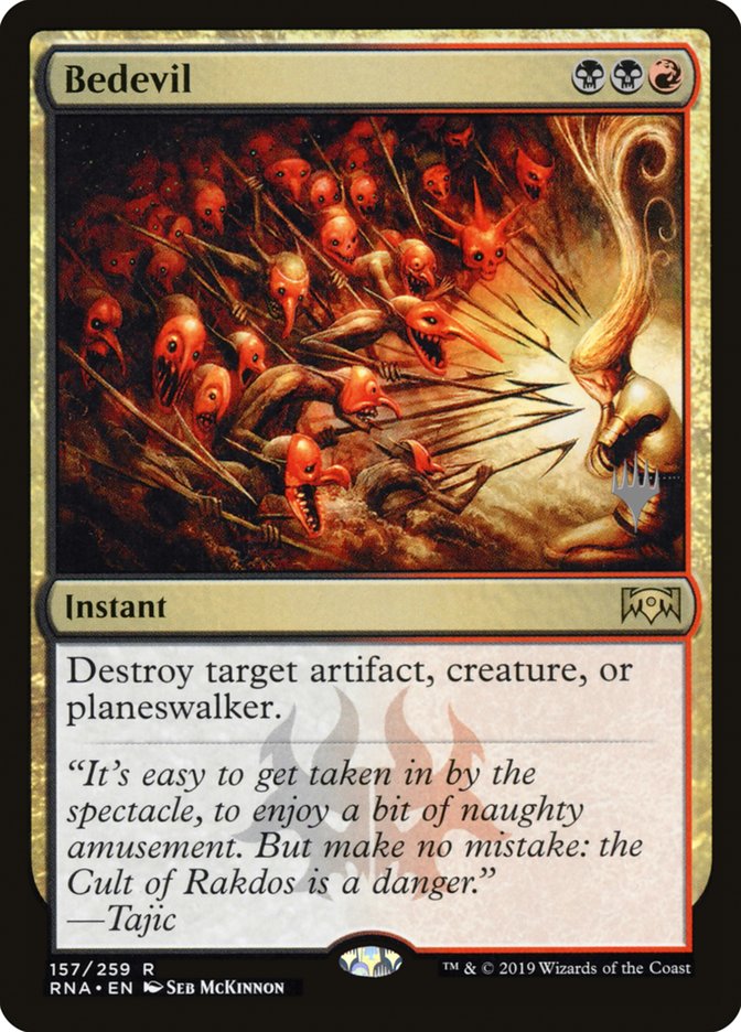 Bedevil (Promo Pack) [Ravnica Allegiance Promos] | Total Play