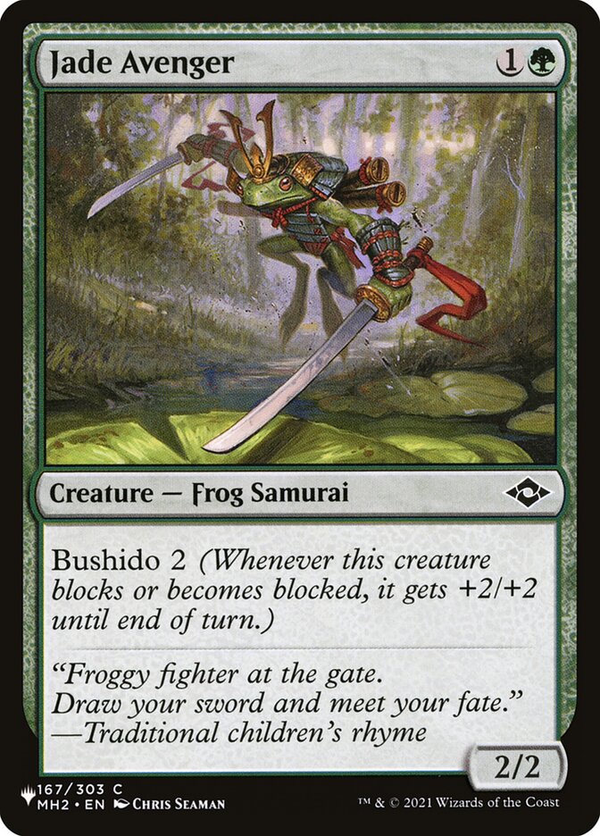 Jade Avenger [The List] | Total Play
