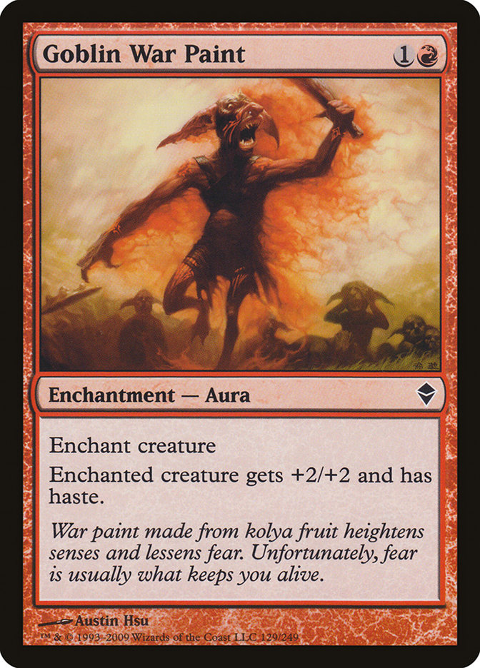 Goblin War Paint [Zendikar] | Total Play