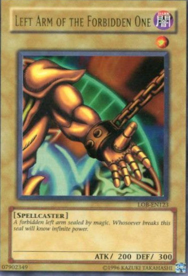 Left Arm of the Forbidden One [LOB-EN123] Ultra Rare | Total Play