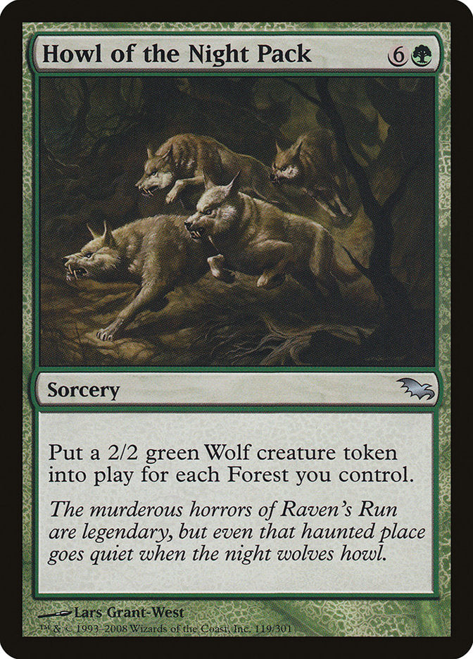 Howl of the Night Pack [Shadowmoor] | Total Play