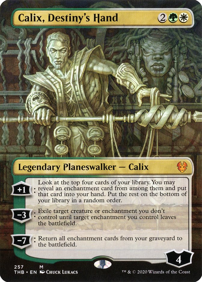 Calix, Destiny's Hand (Borderless) [Theros Beyond Death] | Total Play