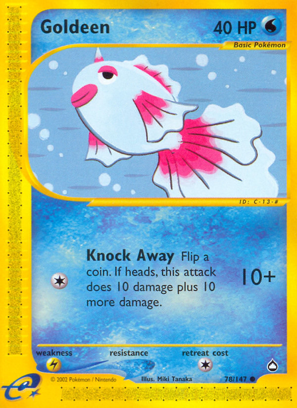 Goldeen (78/147) [Aquapolis] | Total Play