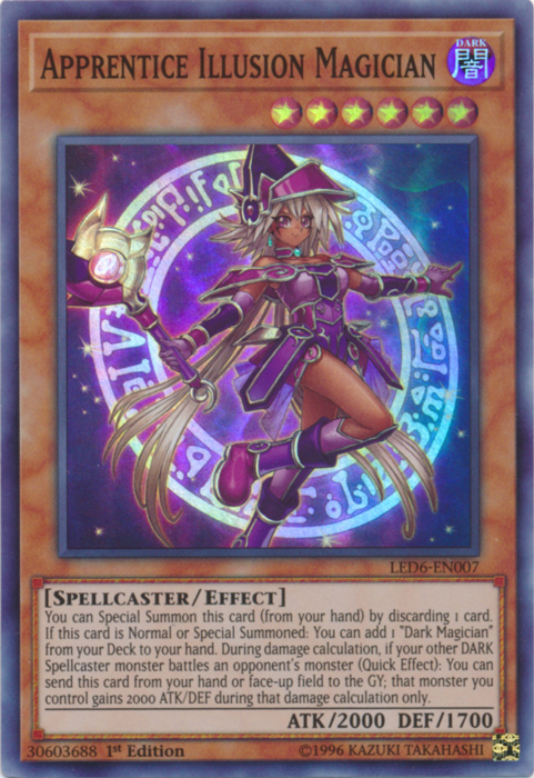 Apprentice Illusion Magician [LED6-EN007] Super Rare | Total Play