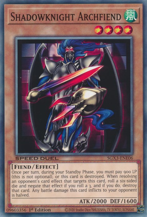 Shadowknight Archfiend [SGX3-ENE06] Common | Total Play