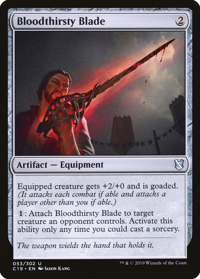 Bloodthirsty Blade [Commander 2019] | Total Play