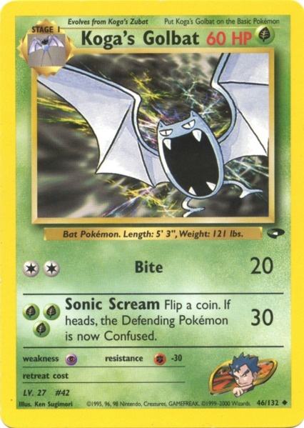Koga's Golbat (46/132) [Gym Challenge Unlimited] | Total Play