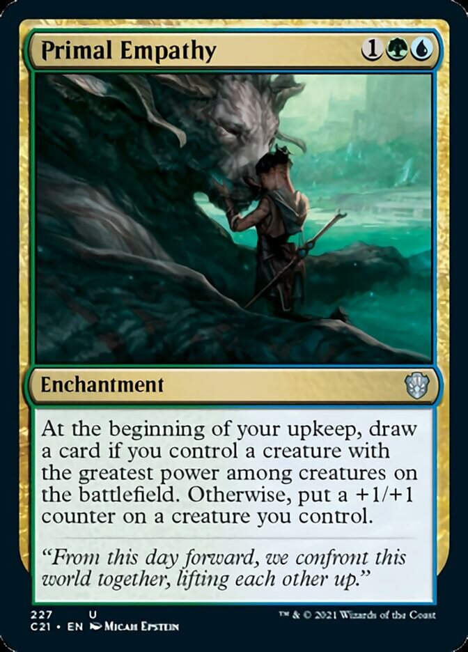Primal Empathy [Commander 2021] | Total Play