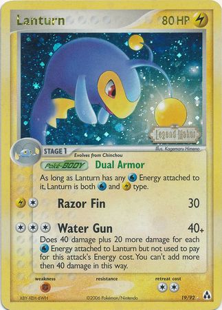 Lanturn (19/92) (Stamped) [EX: Legend Maker] | Total Play