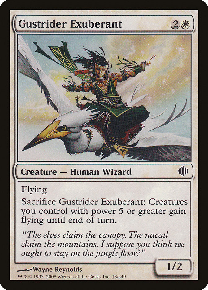 Gustrider Exuberant [Shards of Alara] | Total Play