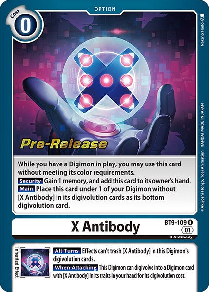 X Antibody [BT9-109] [X Record Pre-Release Promos] | Total Play