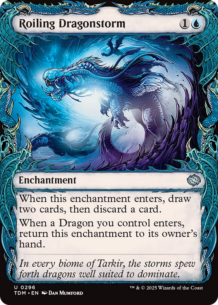 Roiling Dragonstorm (Showcase) [Tarkir: Dragonstorm] | Total Play