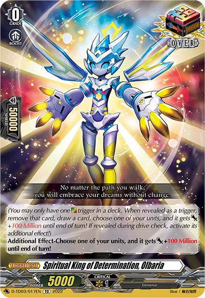 Spiritual King of Determination, Olbaria (D-TD03/017EN) [Raika Koshiba -Skyfall Executors-] | Total Play