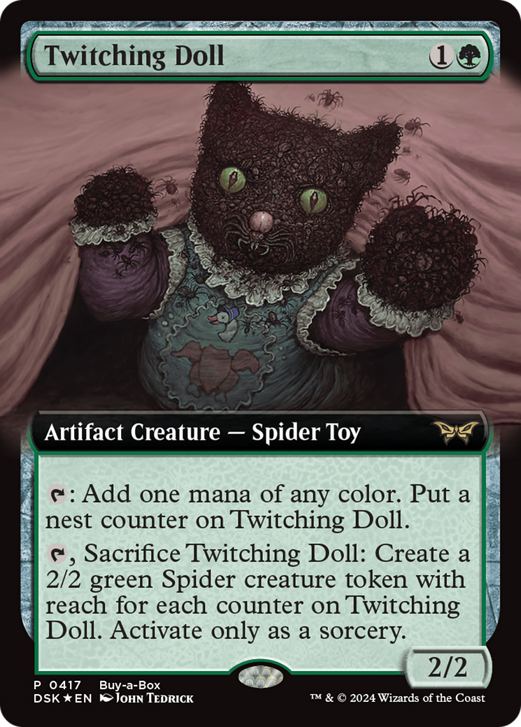 Twitching Doll (Extended Art) (Buy-a-box) [Duskmourn: House of Horror Promos] | Total Play