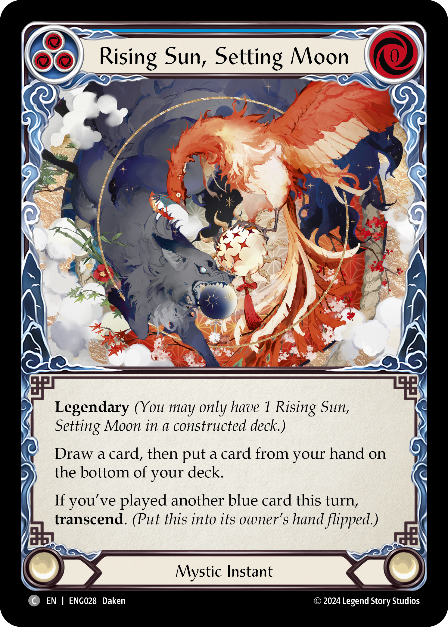 Rising Sun, Setting Moon [ENG028] (Part the Mistveil Enigma Blitz Deck) | Total Play