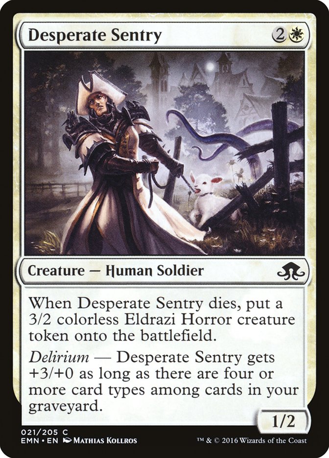 Desperate Sentry [Eldritch Moon] | Total Play