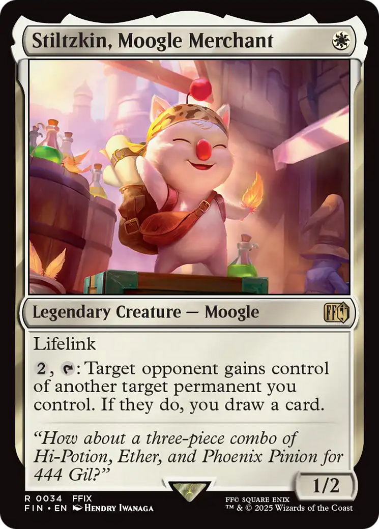 Stiltzkin, Moogle Merchant [FINAL FANTASY] | Total Play
