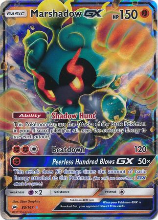 Marshadow GX (80/147) (Jumbo Card) [Sun & Moon: Burning Shadows] | Total Play