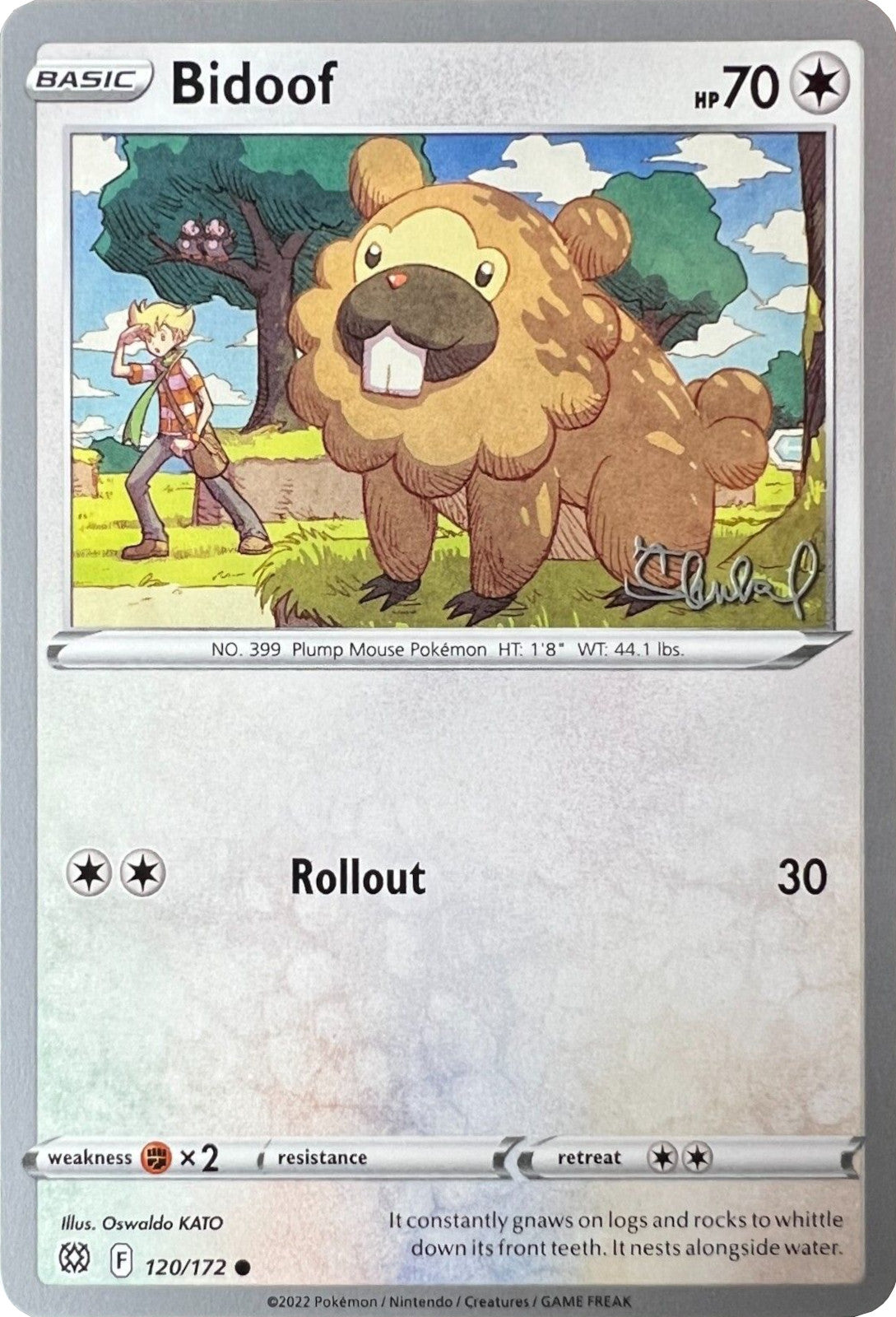 Bidoof (120/172) (ADP - Ondrej Skubal) [World Championships 2022] | Total Play