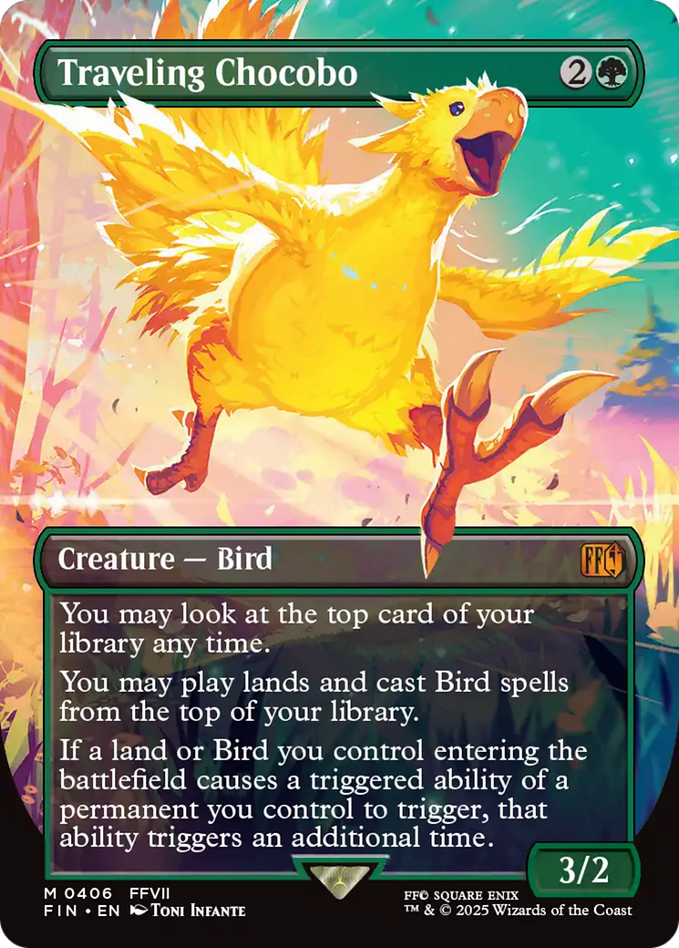 Traveling Chocobo (Borderless) [FINAL FANTASY] | Total Play