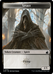 Spirit (0018) // Sphinx Double-Sided Token [Ravnica Remastered Tokens] | Total Play