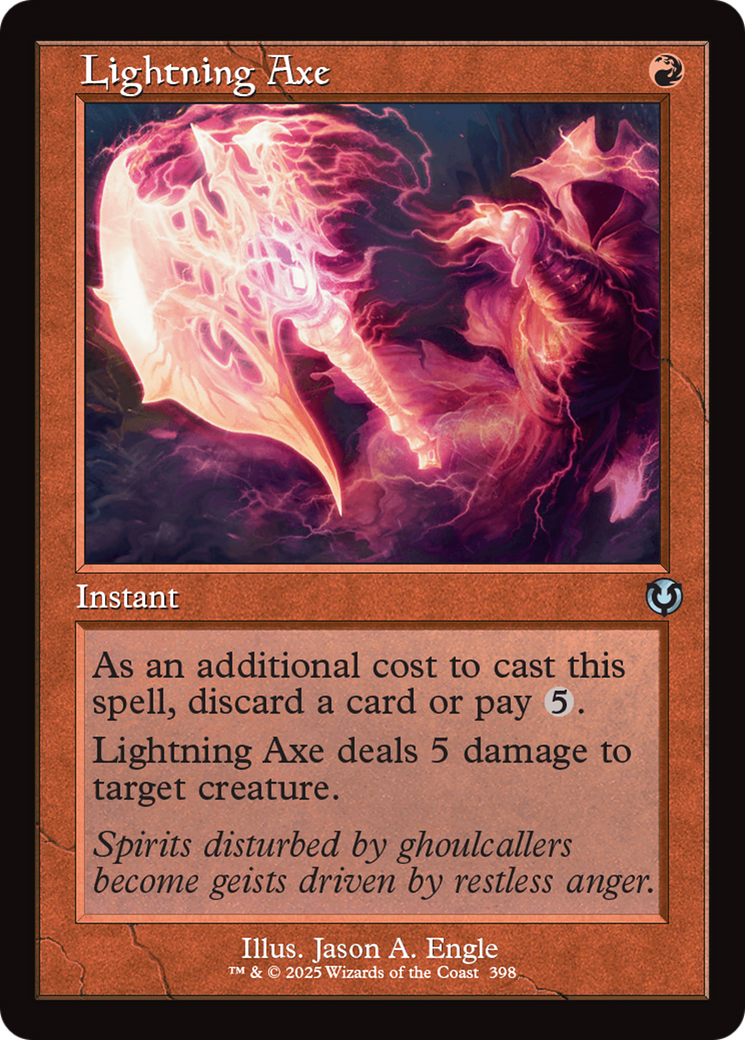 Lightning Axe (Retro Frame) [Innistrad Remastered] | Total Play