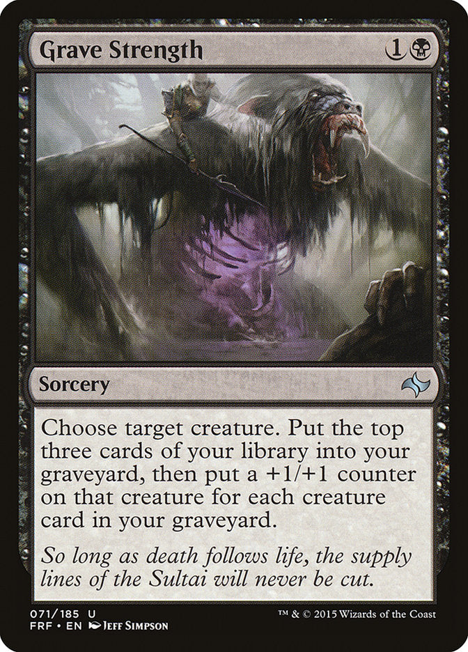 Grave Strength [Fate Reforged] | Total Play