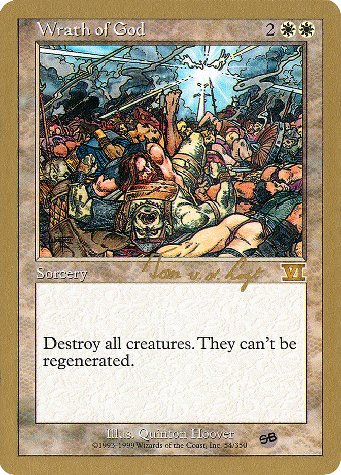 Wrath of God (Tom van de Logt) (SB) [World Championship Decks 2000] | Total Play