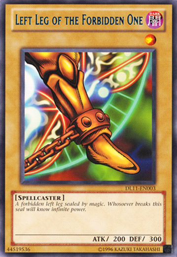 Left Leg of the Forbidden One (Blue) [DL11-EN003] Rare | Total Play