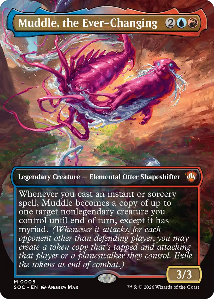 Muddle, the Ever-Changing (Borderless) [Secrets of Strixhaven Commander] | Total Play