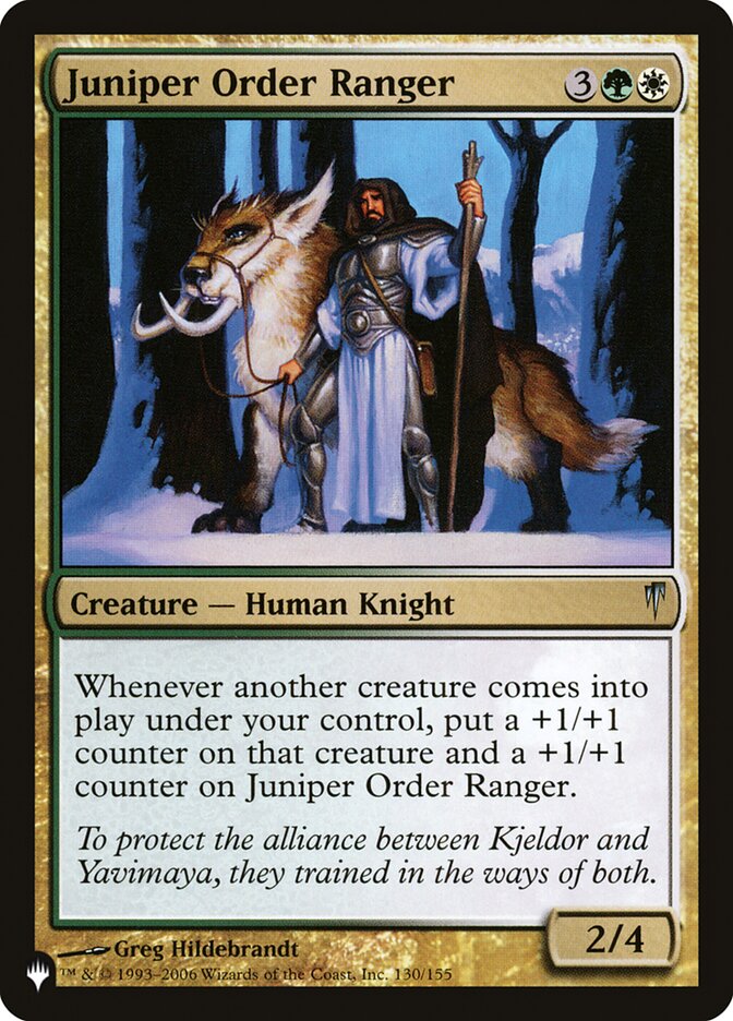 Juniper Order Ranger [The List] | Total Play