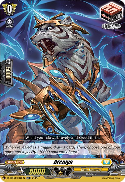 Arcmya (D-TD03/013EN) [Raika Koshiba -Skyfall Executors-] | Total Play