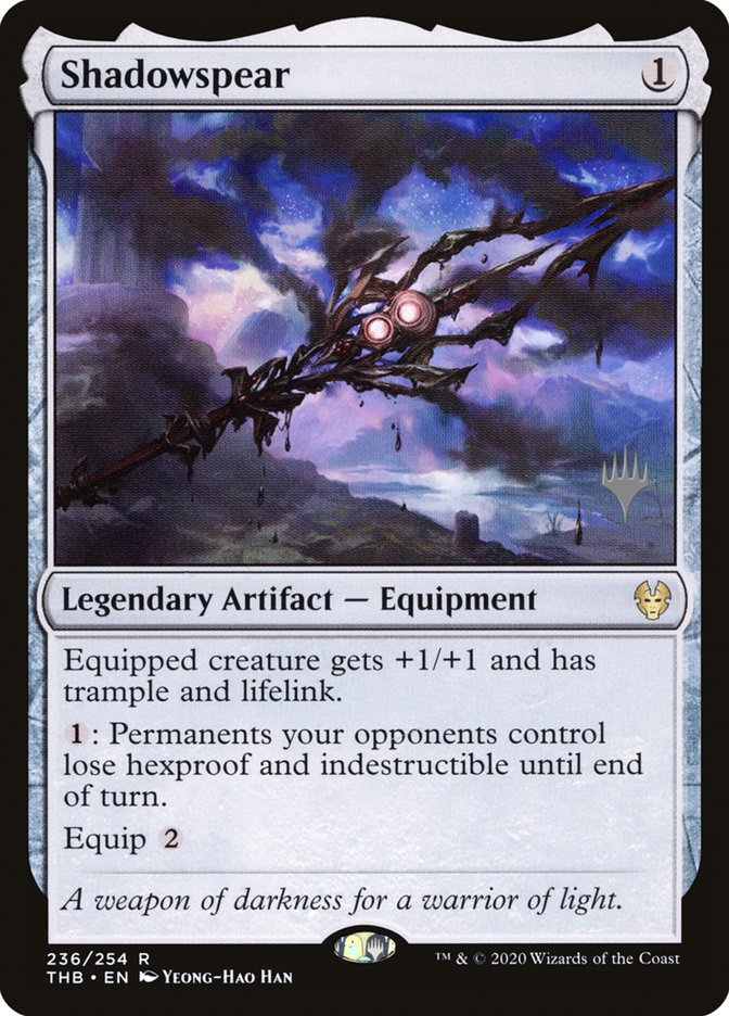 Shadowspear (Promo Pack) [Theros Beyond Death Promos] | Total Play