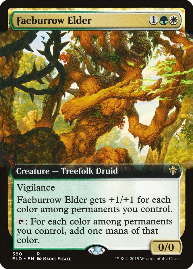 Faeburrow Elder (Extended Art) [Throne of Eldraine] | Total Play