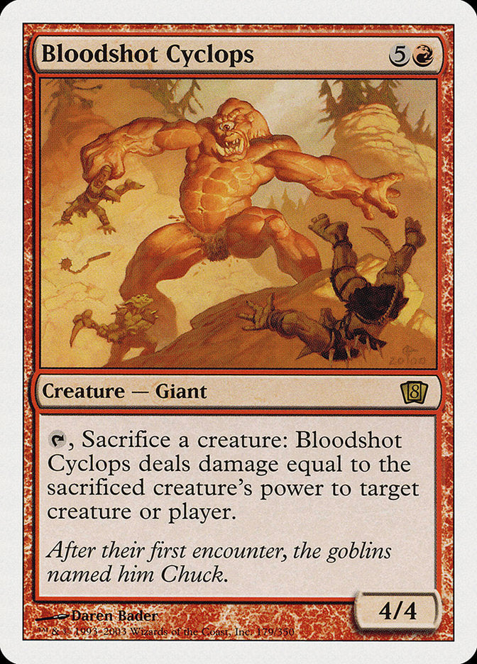 Bloodshot Cyclops [Eighth Edition] | Total Play