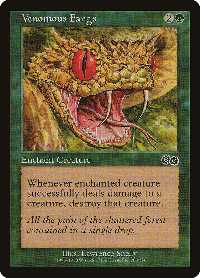 Venomous Fangs [Urza's Saga] | Total Play