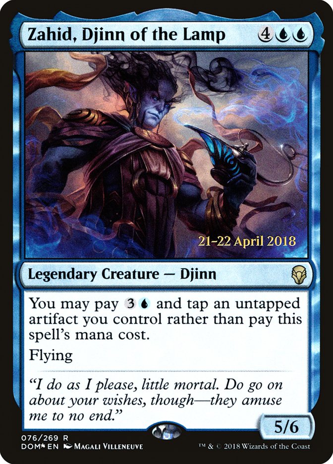 Zahid, Djinn of the Lamp [Dominaria Prerelease Promos] | Total Play