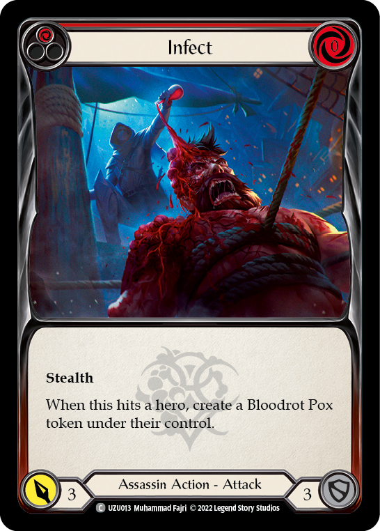 Infect (Red) [UZU013] (Outsiders Uzuri Blitz Deck) | Total Play