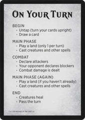 Rules Card [War of the Spark Tokens] | Total Play