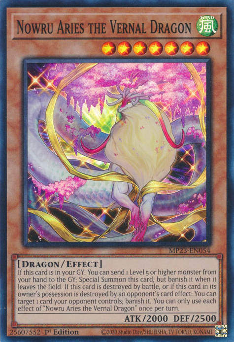 Nowru Aries the Vernal Dragon [MP23-EN054] Super Rare | Total Play