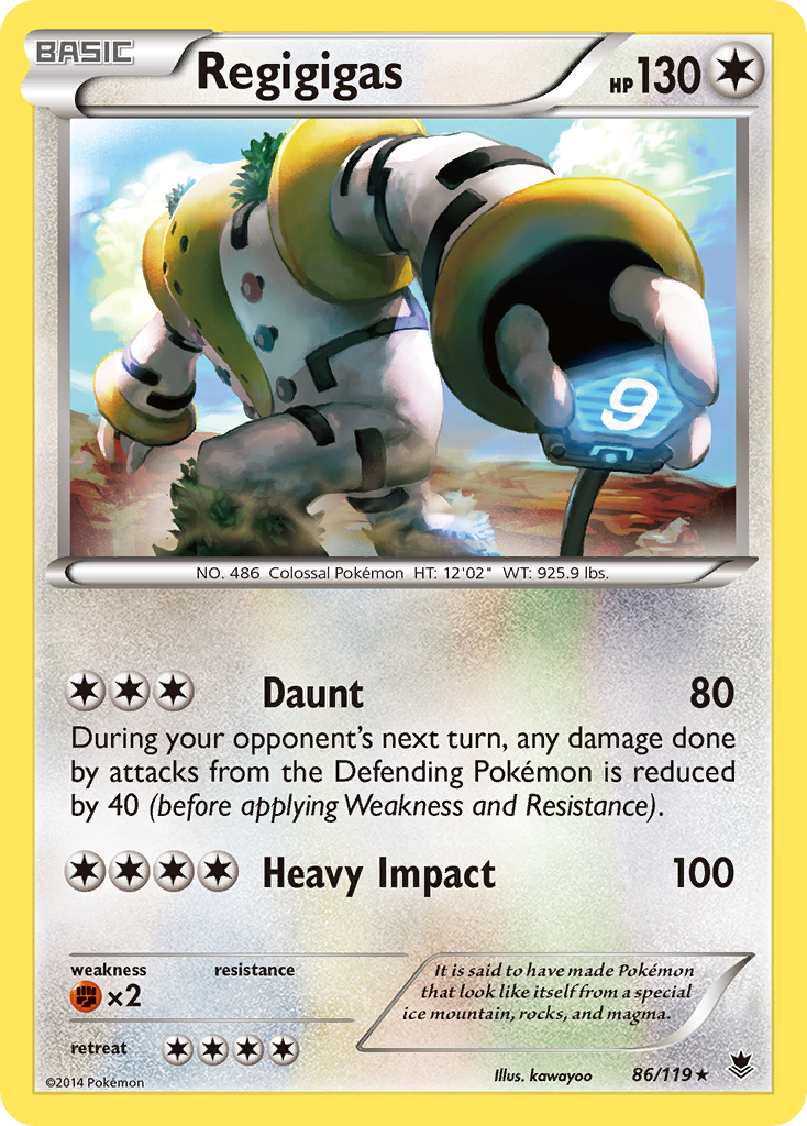 Regigigas (86/119) [XY: Phantom Forces] | Total Play