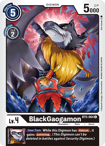 BlackGaogamon [BT5-064] [Battle of Omni] | Total Play