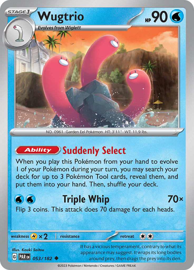 Wugtrio (053/182) [Scarlet & Violet: Paradox Rift] | Total Play