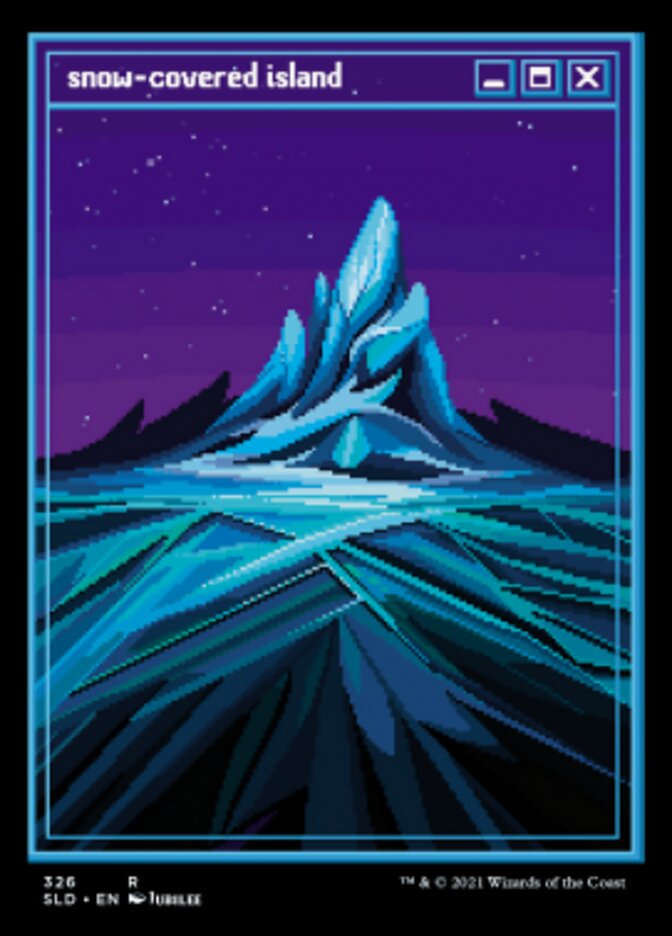Snow-Covered Island (Foil Etched) [Secret Lair Drop Series] | Total Play